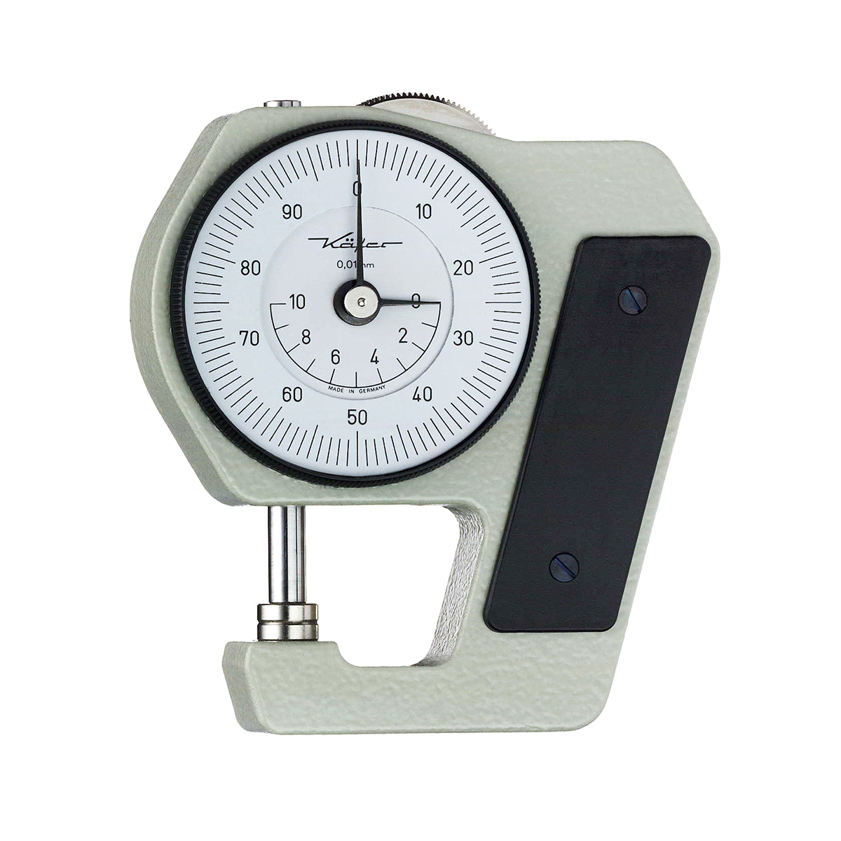 Käfer J15 (0.01mm) Pocket Dial Thickness Gauge 18mm Jaw 0-10mm