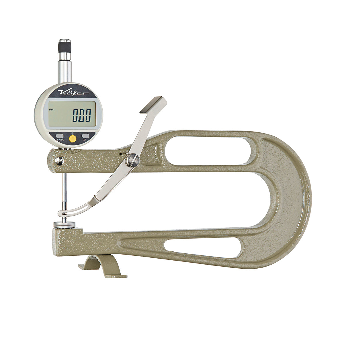 Käfer JD200/25 (0.01mm) Digital Thickness Gauge 200mm Jaw 0-25mm (0-1″)