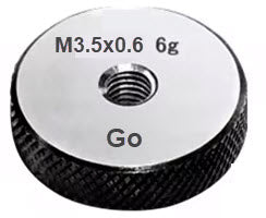 Metric Thread Ring Gauge (No-Go) Class 6g Code No P9024-N3.5-1 Size M3.5x0.6 With UKAS Certificate of Calibration