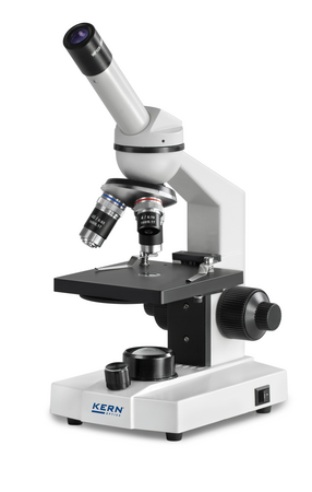Kern OBS Educational Microscopes OBS 101, Monocular tube, 10x Eye piece, Objectives 4x/10x/40x, Fixed Stage