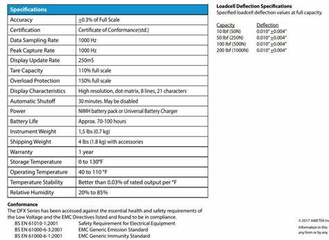 Chatillon Digital Force Gauge DFX2-010, Ozs 160 x 0.2, Grams 5000 x 5, Lbs 10 x 0.01, Kgf 5 x 0.005, Newtons 50 x 0.05