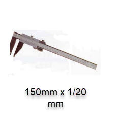 LTF P-CNA16 Vernier Caliper 150mm x .05mm graduation with fine adjustment