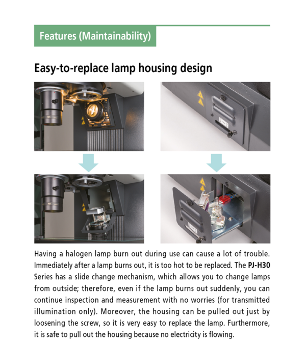 303-719-13 PJ-H30A3017B Profile projector w/o power coord