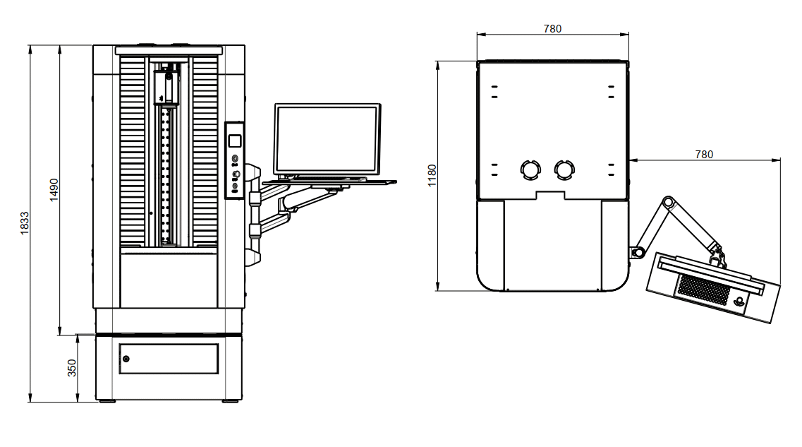 Optical measurement SYLVAC-SCAN S145 145mm diam x 1230mm length 902-4147-05 With Renishaw Probe
