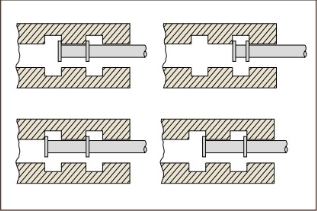 Mitutoyo Groove Micrometer, Non-Rotating Spindle 3-4", 0.5" Flange 146-235