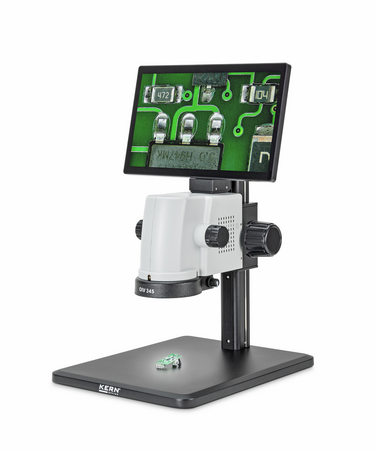 Kern Video microscope OIV 345, Zoom 0.7 - 4.5X, Camera 5MP, Illumination 3W LED Ring, Output HDMI (60FPS)/USB