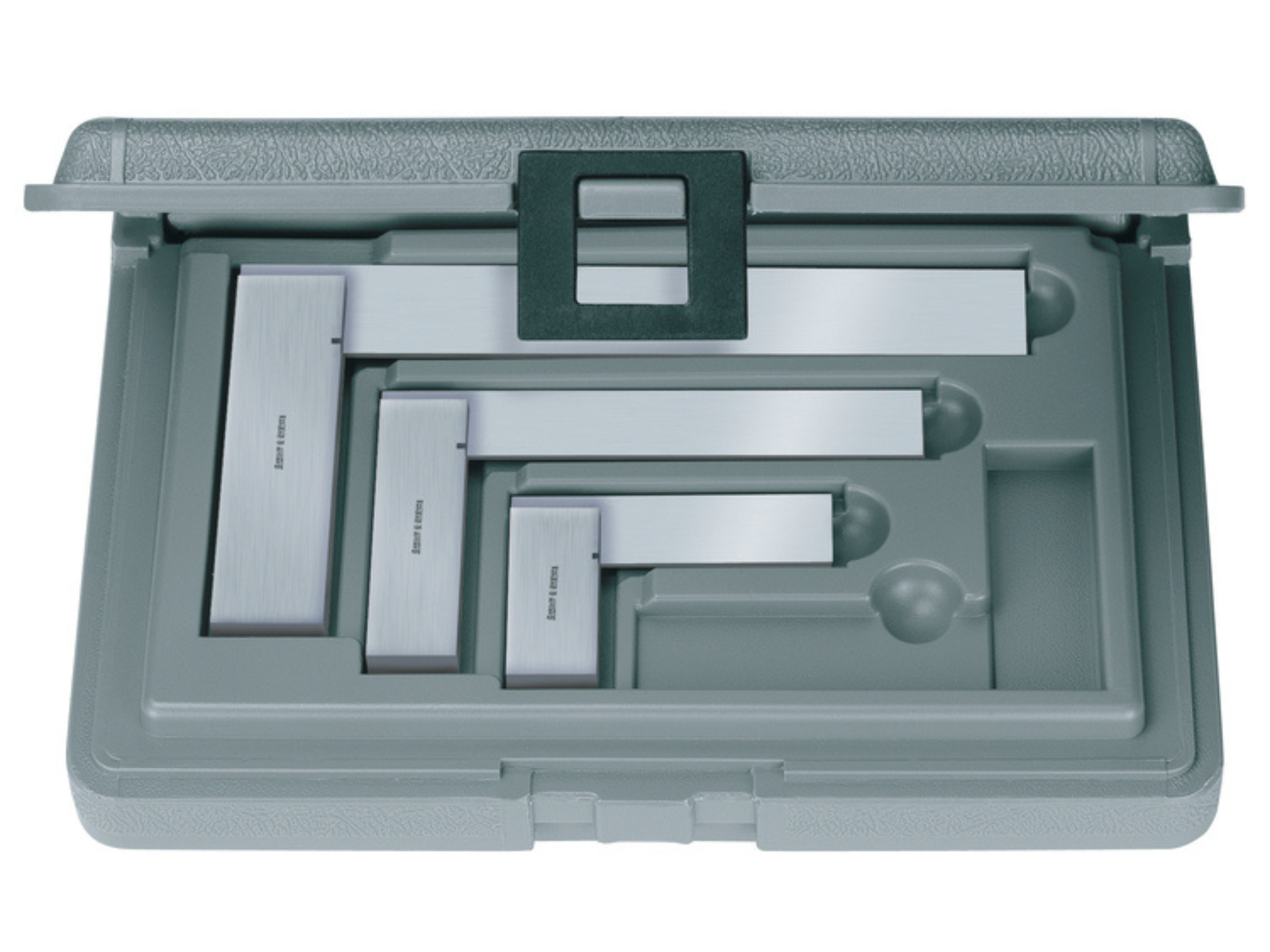 Set of 3 Tesa try-squares, 68 x 45 mm, 120 x 70 mm, 175 x 95 mm 06739001