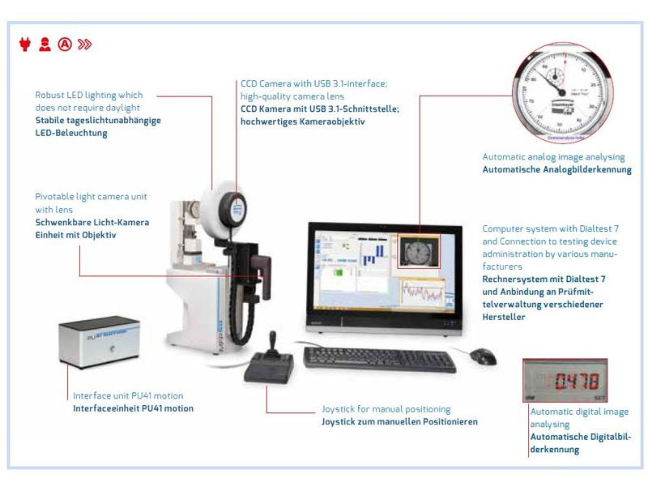 Steinmeyer MFP 30 BV Dial Gauges and Indicator Testing Device ( Demo Model)