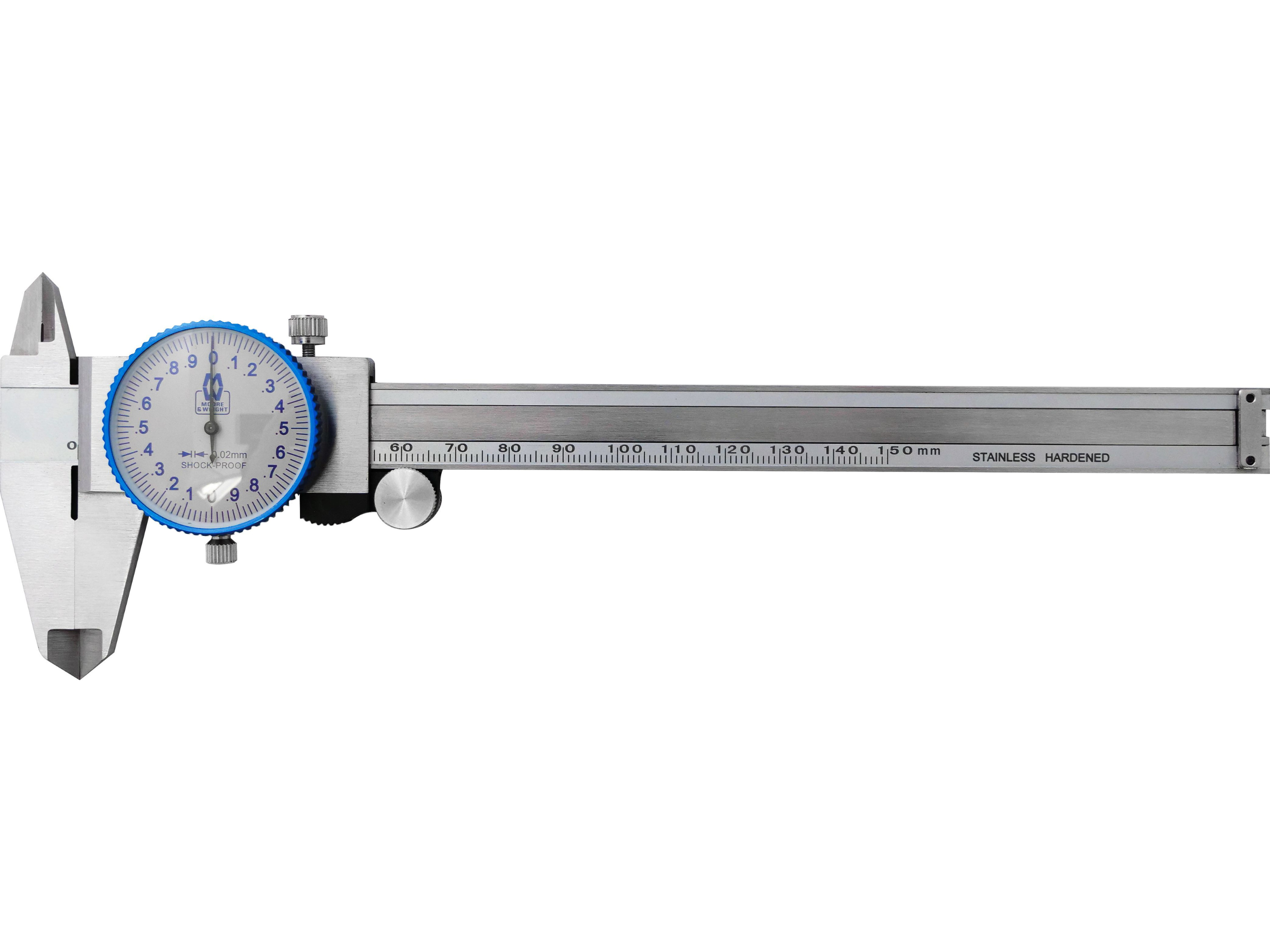 Moore & Wright Dial Caliper 0-200mm 0.02mm MW146-20