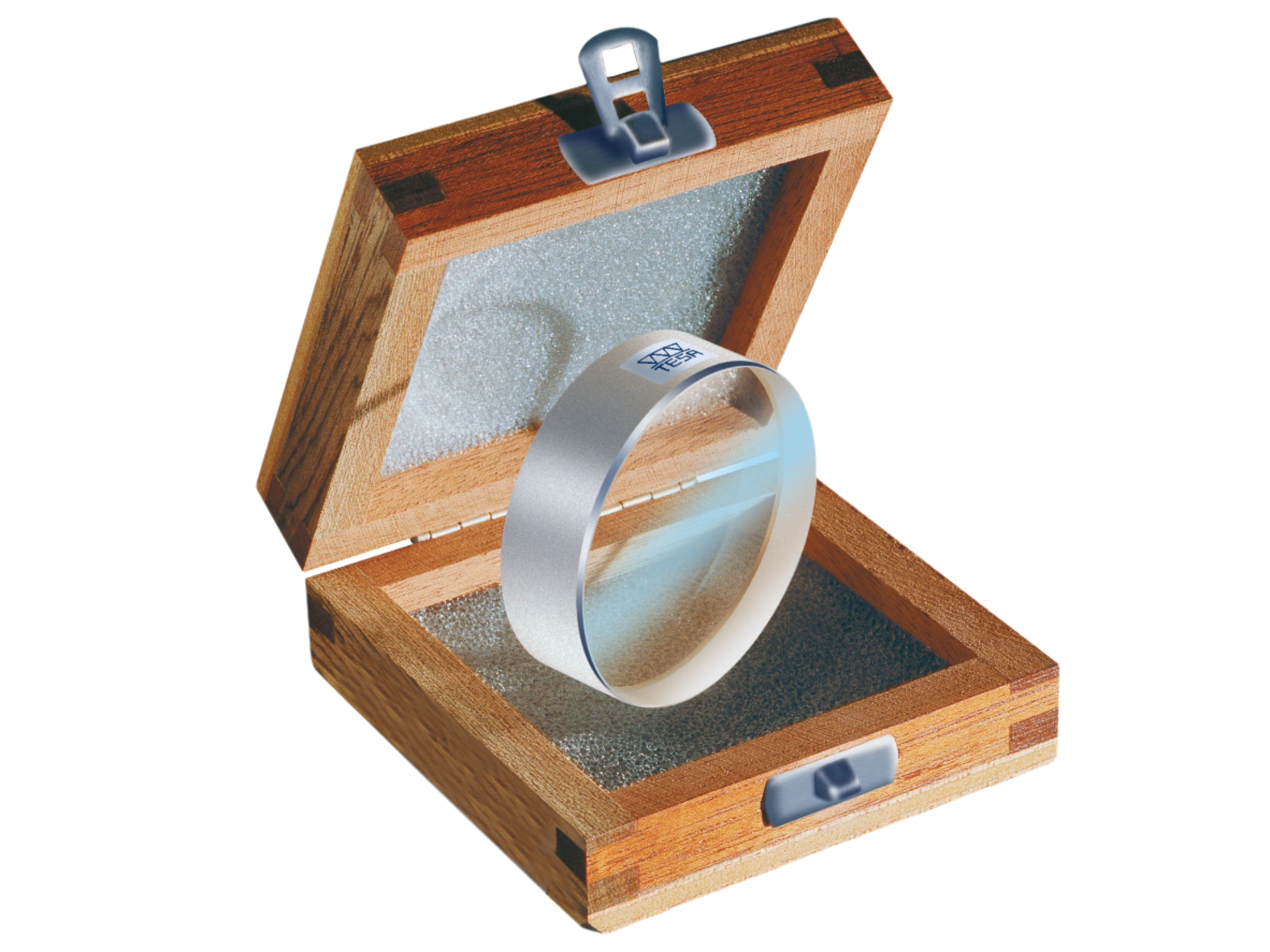 Tesa Optical flats with two parallel faces 27mm 02510101