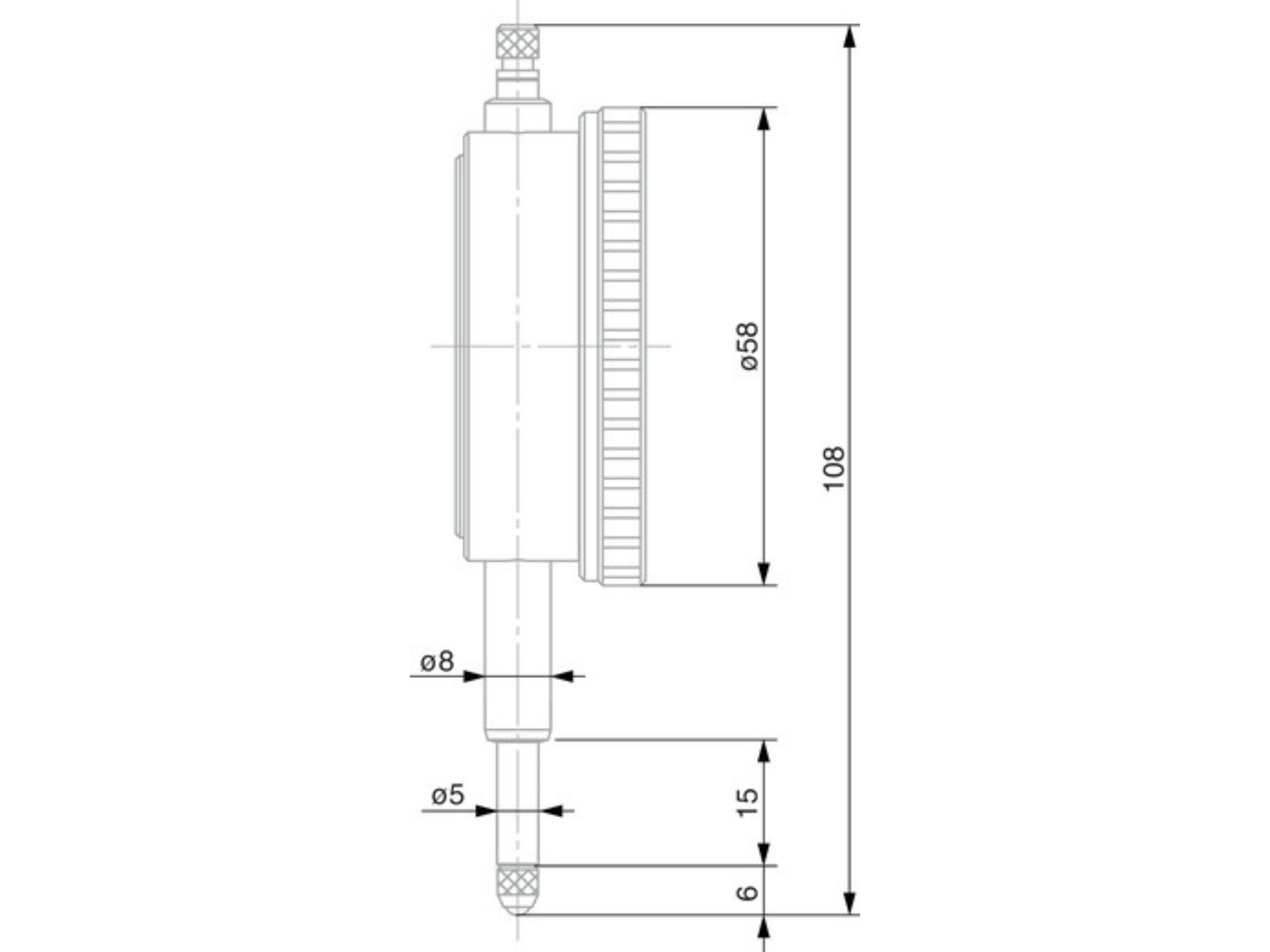 Tesa Standard TDI 10mm 0.1mm Ø 58 mm 0141760501