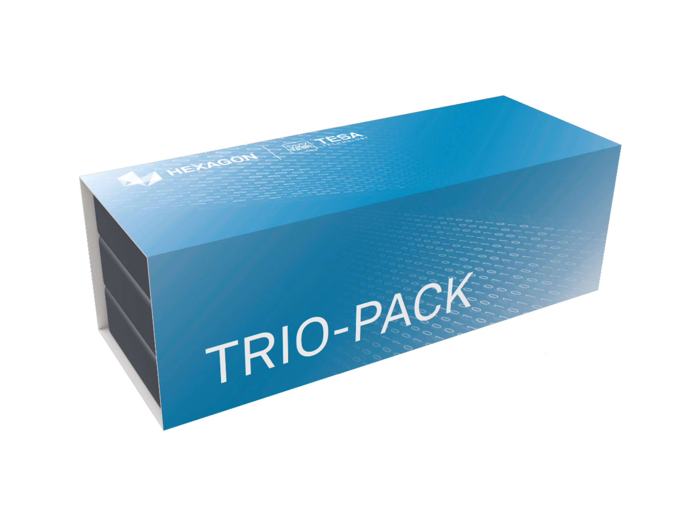 Tesa Trio-Pack TWIN-CAL Universal Digital Calipers 0-150mm (Round Depth Rod with thumb roller) 00530094P with UKAS Calibration