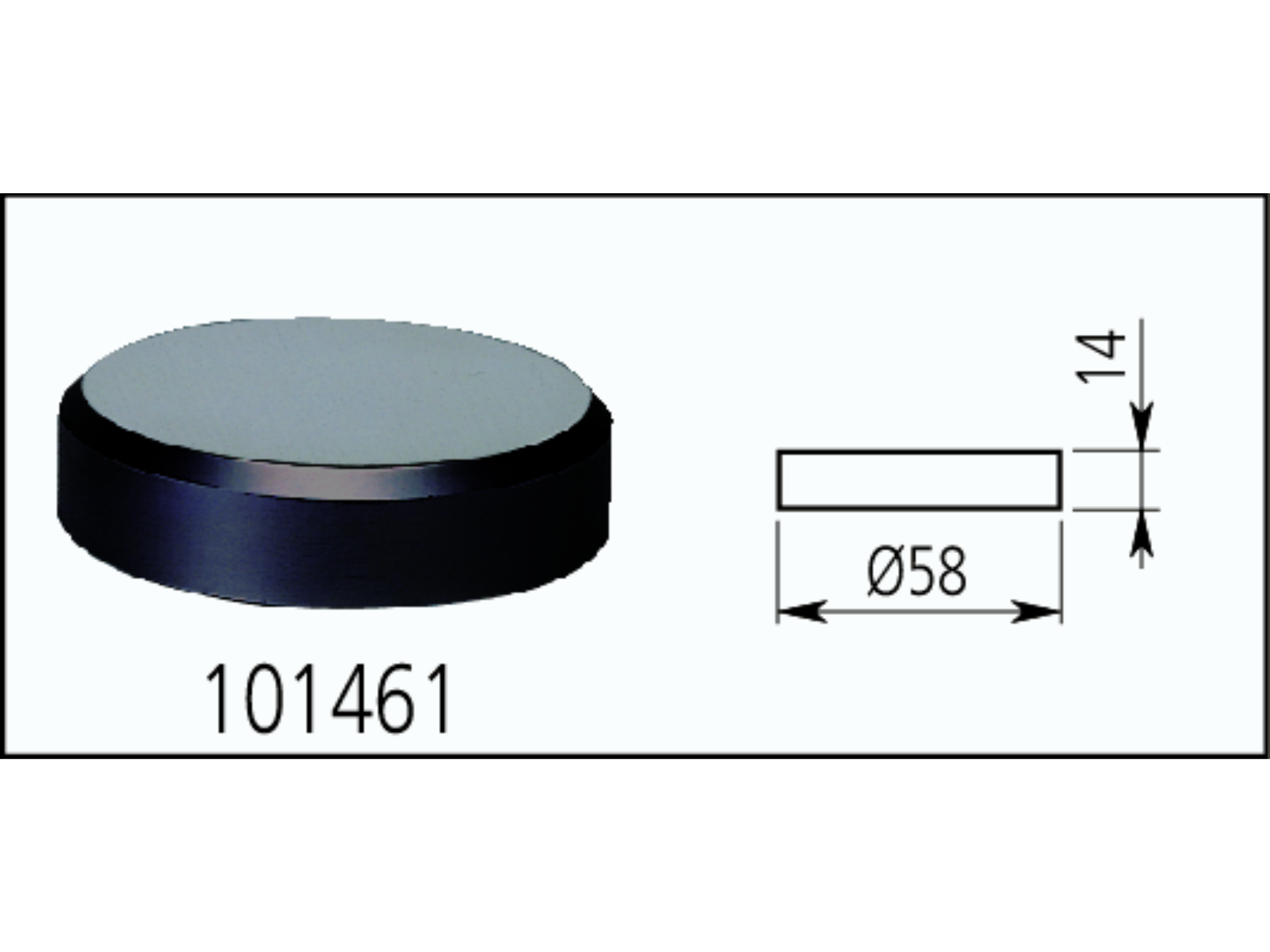 Gauge Stand with Hardened Steel Anvil, D=58mm Flat Anvil 7002-10
