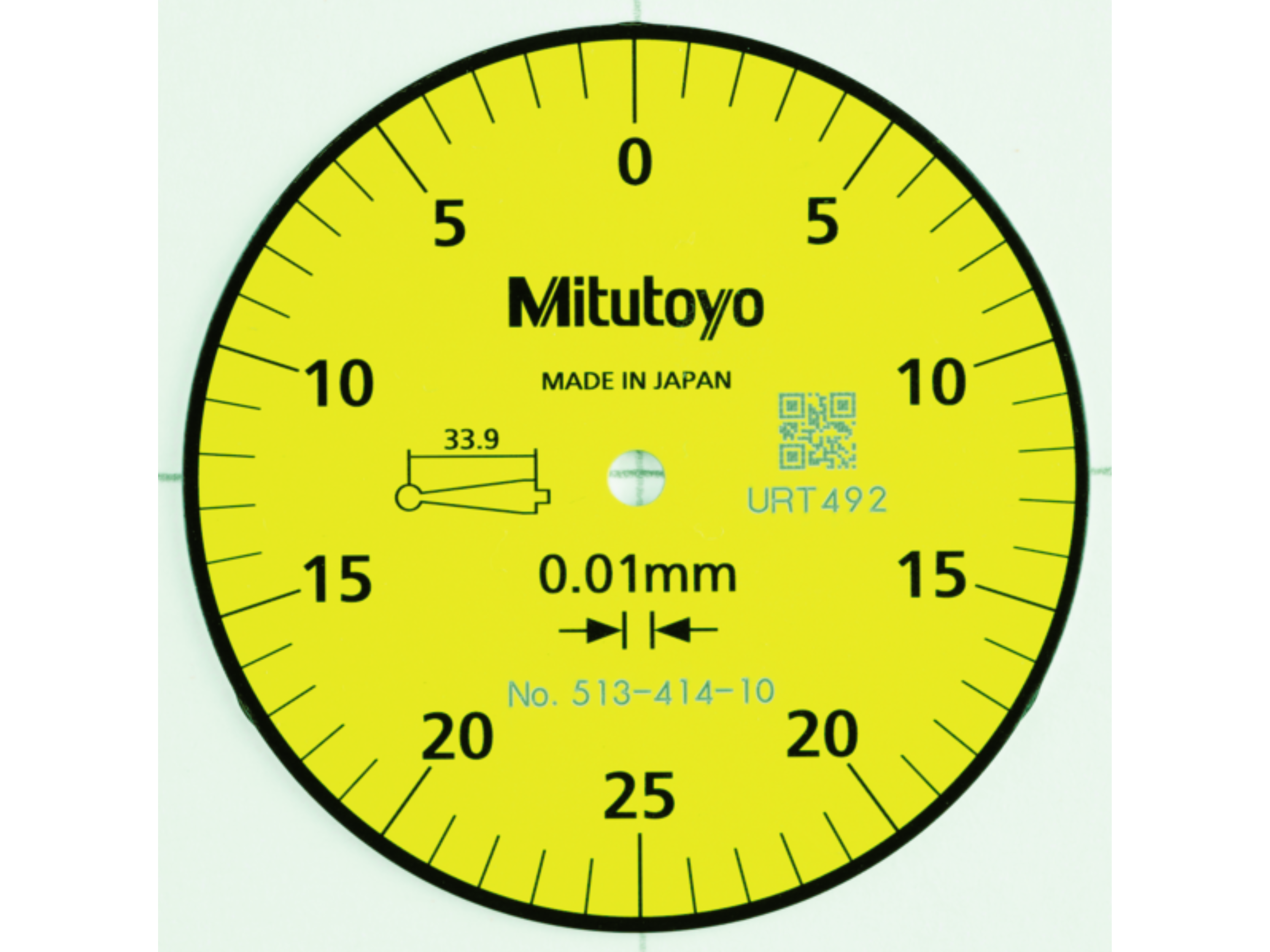 Lever-Type Dial Indicator 0.5mm 0.01mm Ø40mm 513-414-10T