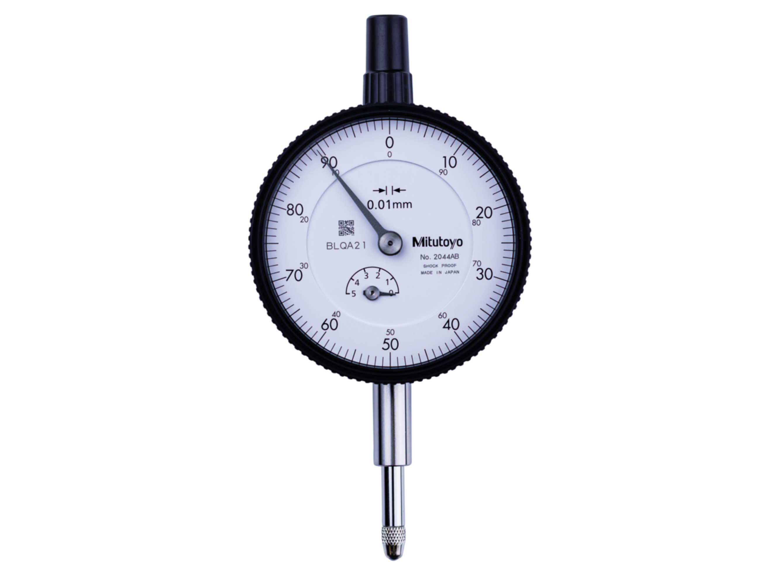 Standard DTI, Flat Back, ISO Type, 5mm, 0,01mm 2044AB