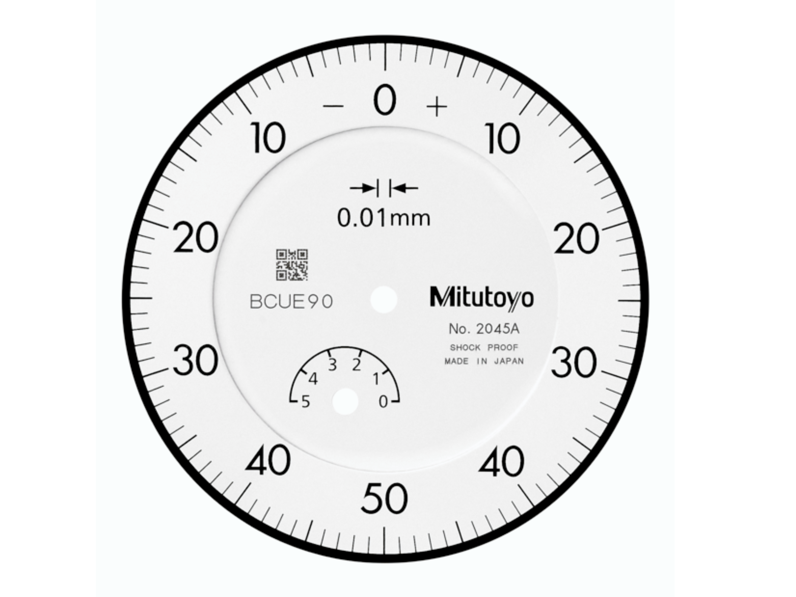 Standard DTI, Lug Back, ISO Type, 5mm, 0,01mm 2045A
