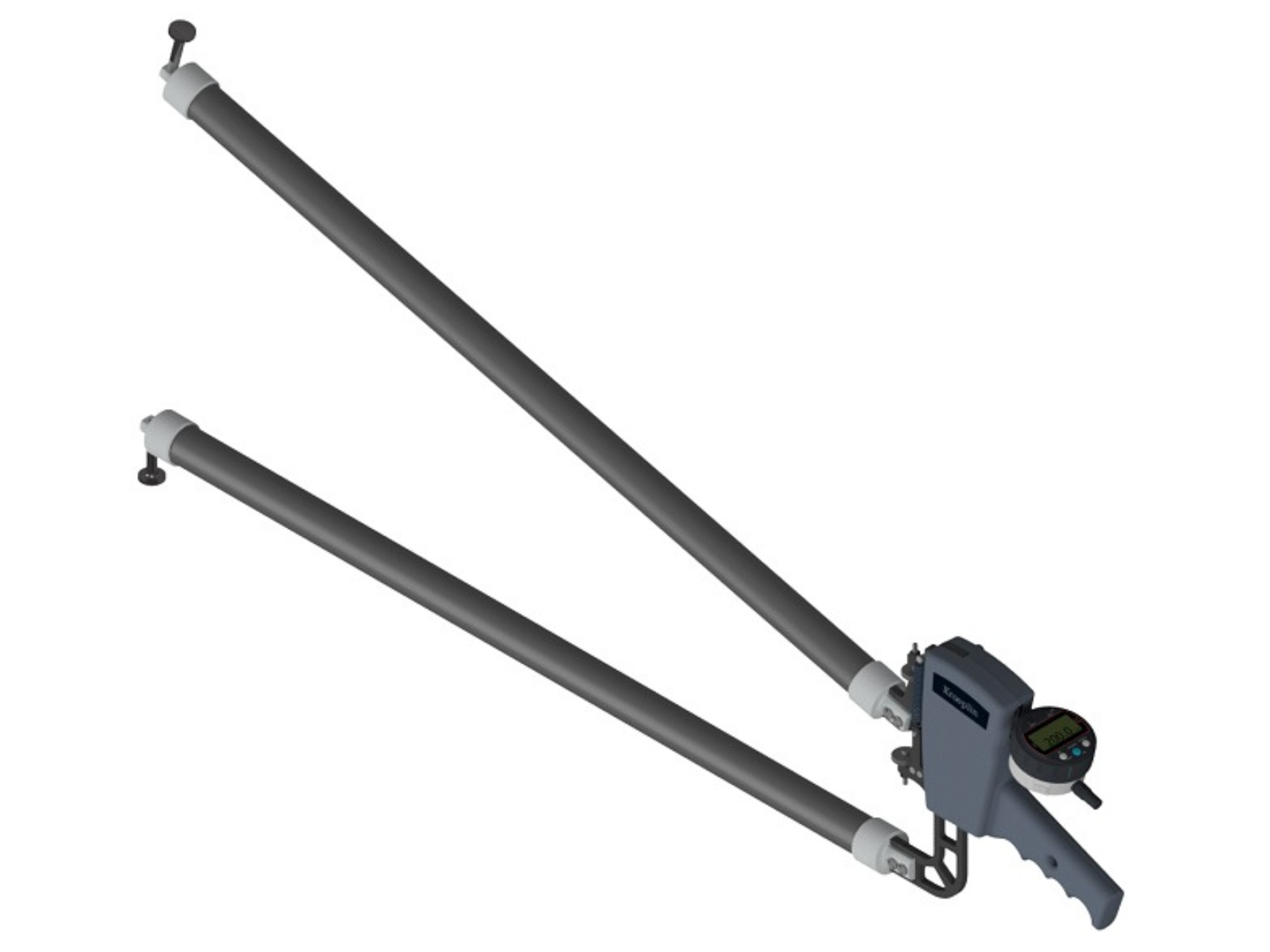 Kroeplin Digital Internal Caliper Gauge 200-400mm, 0.01mm, G16200, Depth 746mm