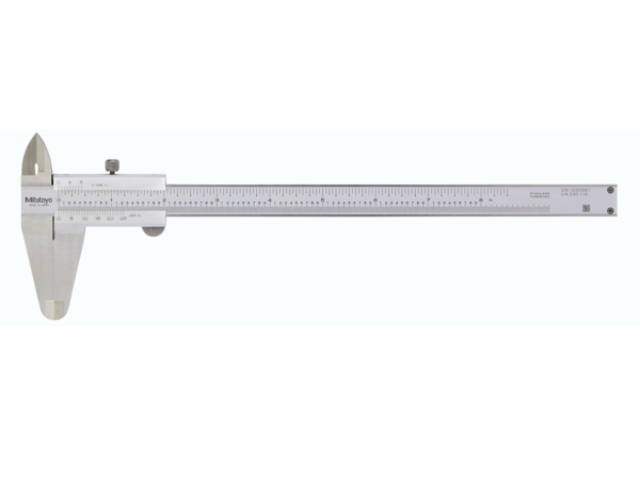 Mitutoyo Vernier Caliper 0-8" 0,001" 530-116