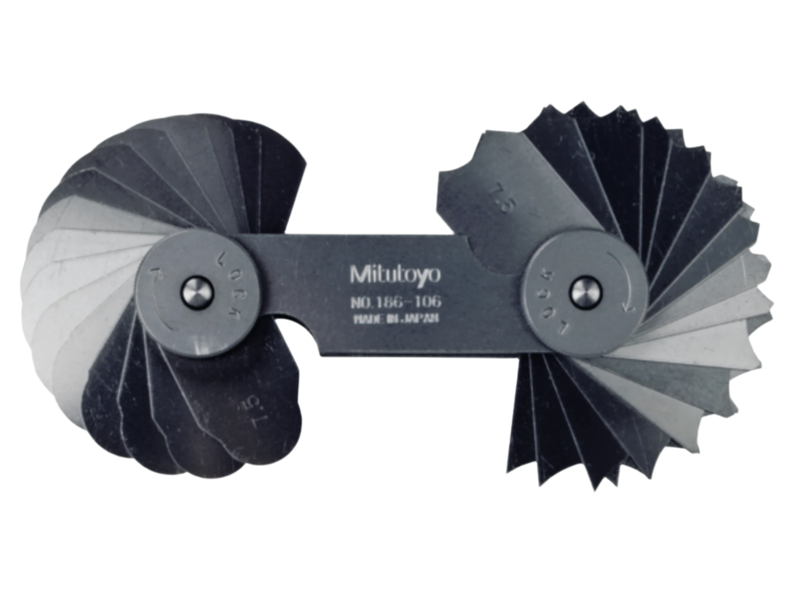 Radius Gauge 7.5-15mm, 32 Pairs 186-106