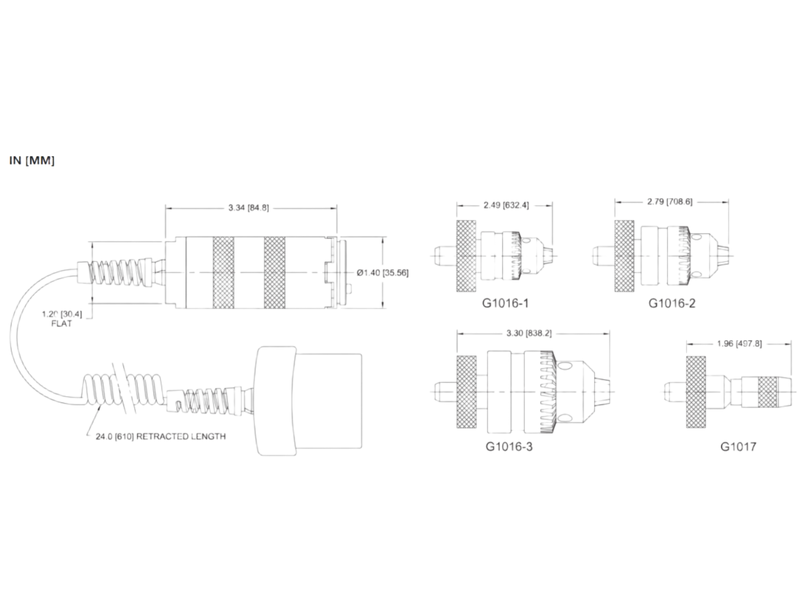 Mark-10 Jacobs chuck for R51, 0.028”-0.25” dia. G1016-1