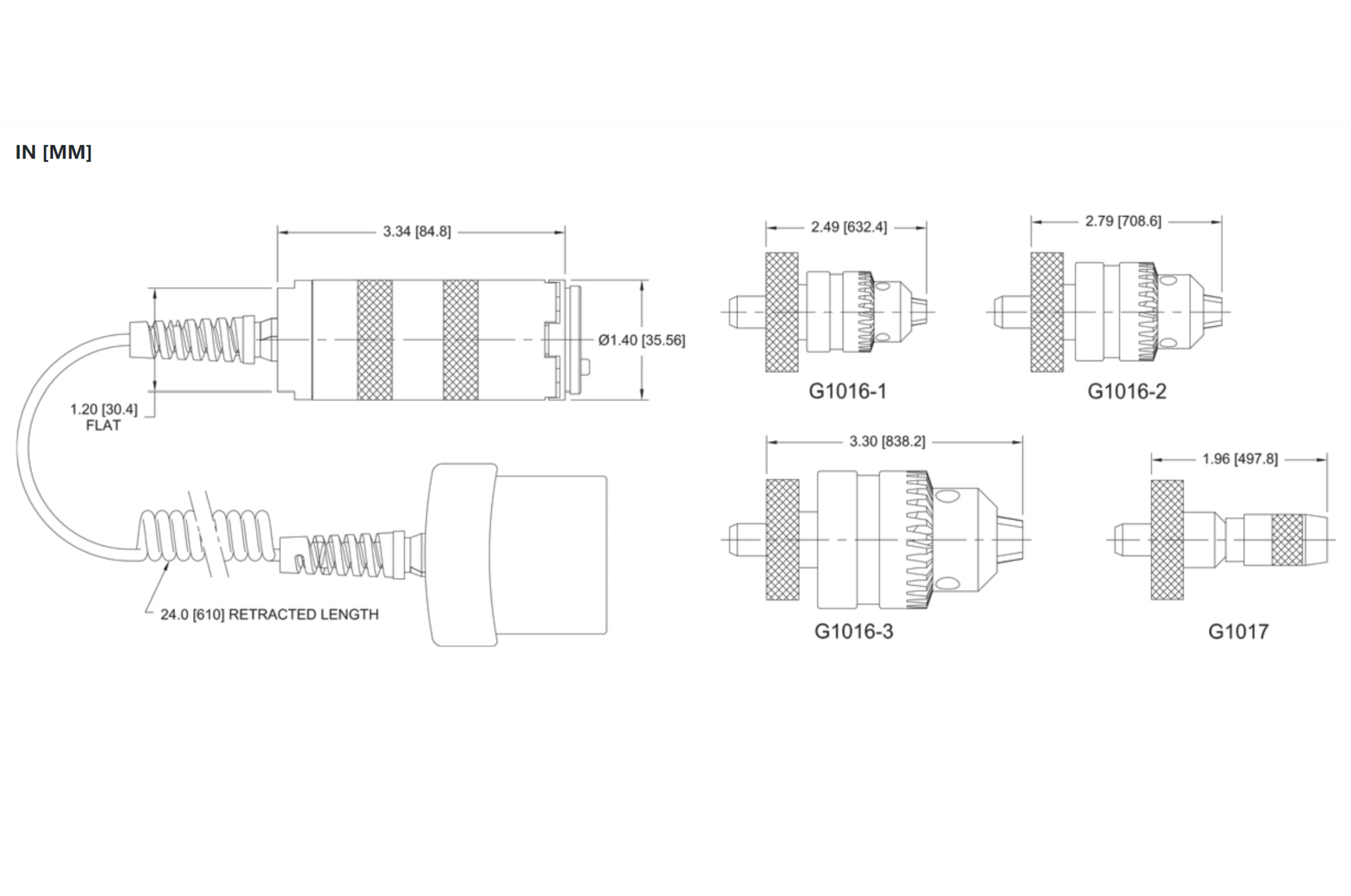 Mark-10 Jacobs chuck for R51, 0.078”-0.5” dia. G1016-3
