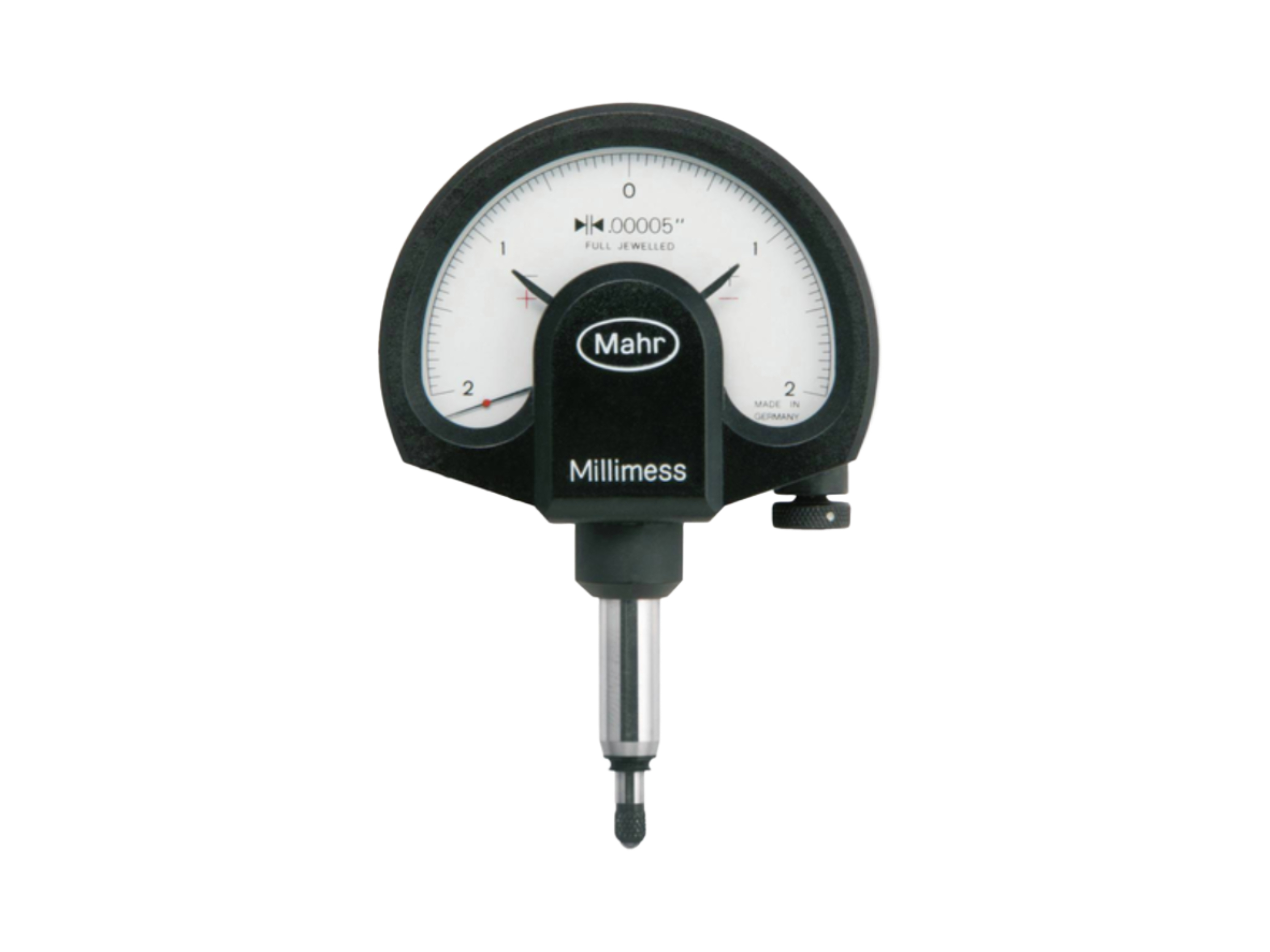 Mahr 4333900 Inch Compramess Mechanical Dial Comparators Accuracy: DIN 879-1 Graduation: .0001'' Model: 1004 Z Compramess Range: +/- .005'' Force 1N