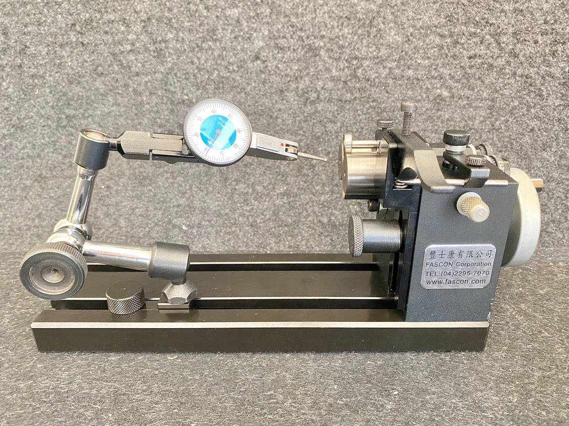 Fascon Concentricity Gauge Linear Slide MCG Type E, E1/E3 Roller chuck: Ø1mm - 45mm Code MCG-E3