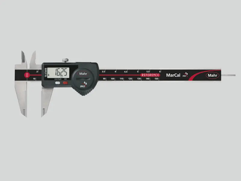 Mahr 4103073 16 EWR-H Carbide outside thickness Digital Caliper; 6"-150mm