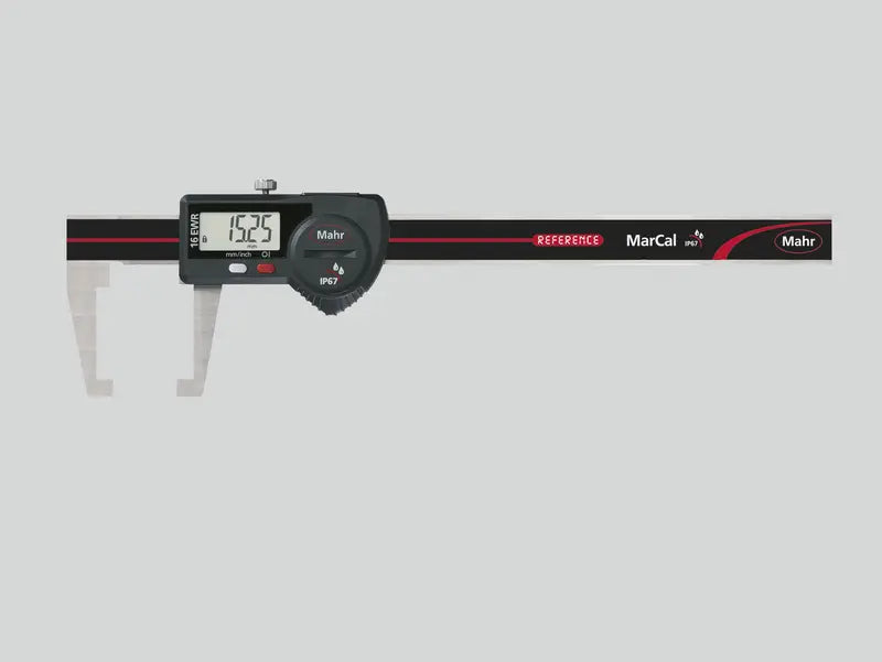 Digital Groove calipers Neck Jaw Type MarCal 16 EWR-AA 4103079 Measuring range: 0 - 150 mm Resolution mm/inch: 0.01 / .0005"