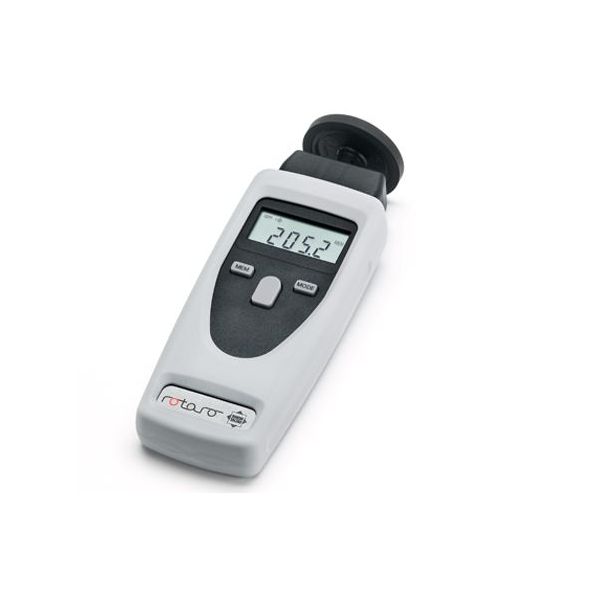 RHEINTACHO Digital Hand Tachometer Rotaro Measuring range 1-99999 min-1 RPM, Style optical / mechanical, A5-1000