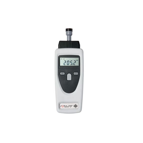 RHEINTACHO Digital Hand Tachometer Rotaro Measuring range 1-99999 min-1 RPM, Style optical / mechanical, A5-1000