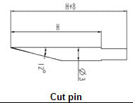 Chotest 3010085 DQ-50 R25μm H46mm
