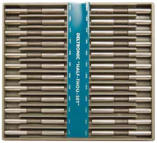 Deltronic HT24-108 Class X Pin Gauge Sets. 0.0005" Steps, 0.1081 - 0.3872" Number of Pins 24