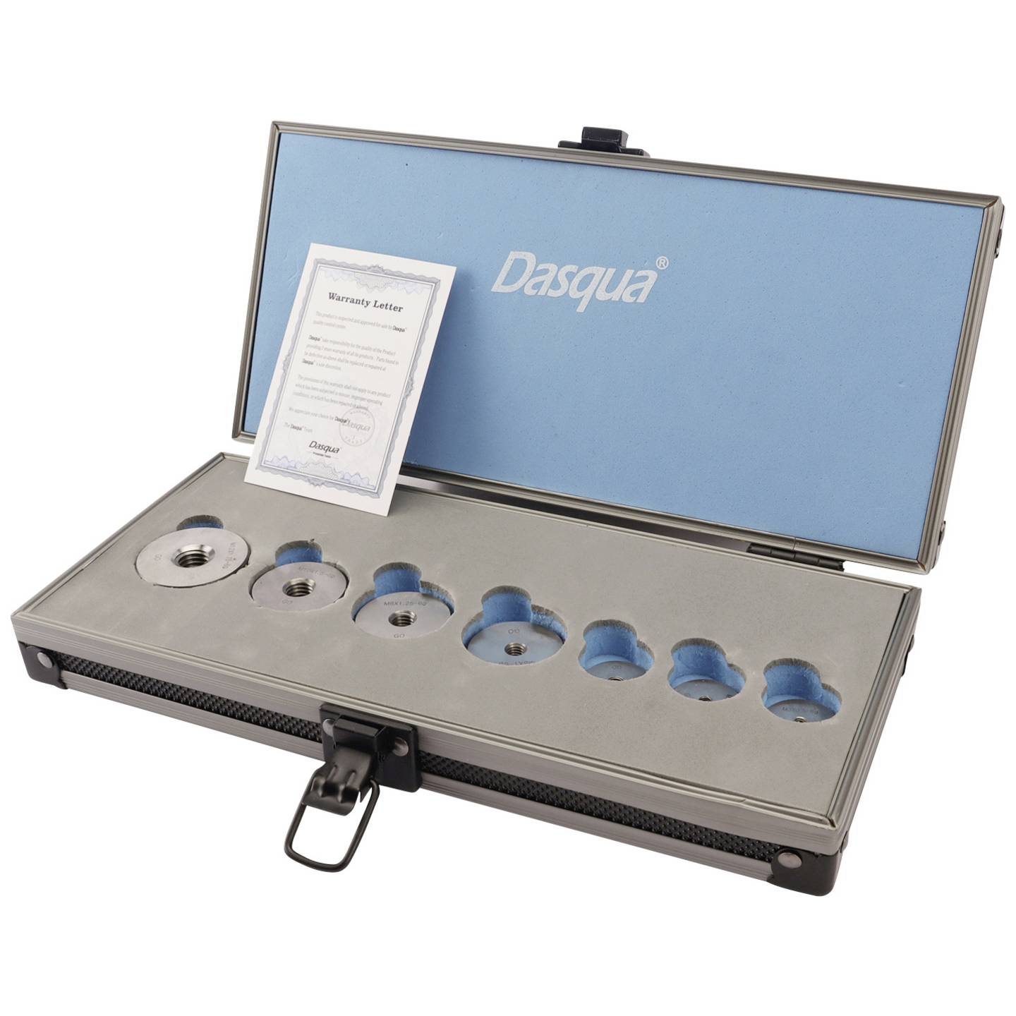 6311-3203 7PCS THREAD GAUGE SET-NO-GO RING GAUGE ISO 1502,M3,M4,M5.M6,M8,M10,M12; NO-GO RING GAUGE