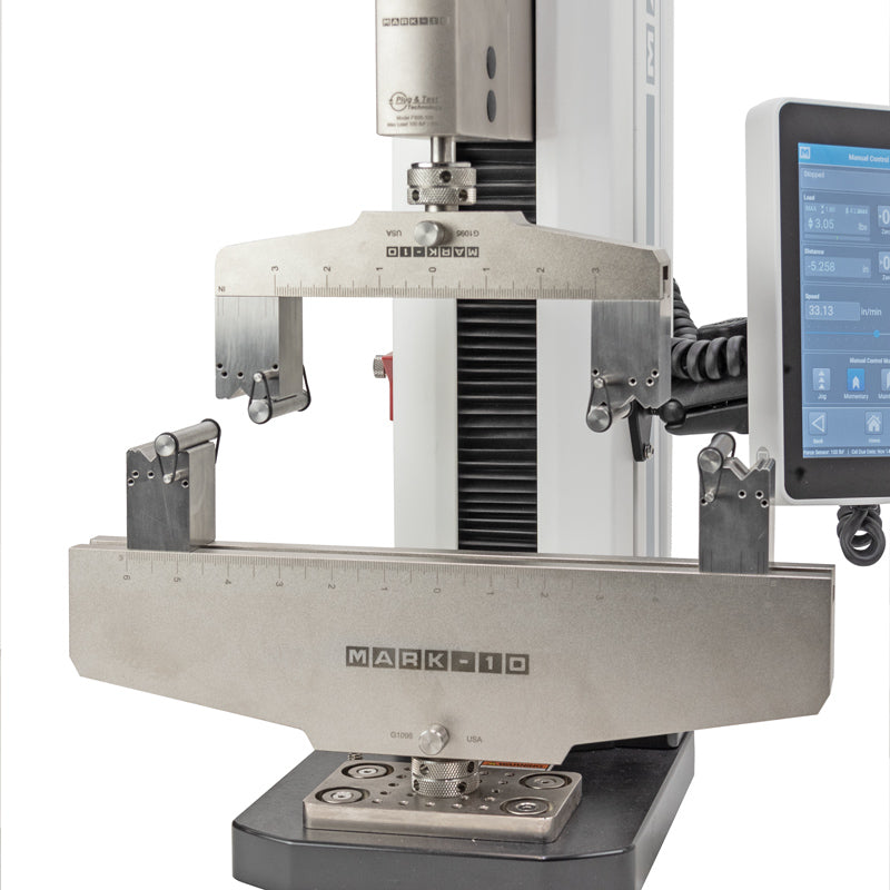 Mark-10 3-point / 4-point Bend Fixtures for ASTM C393, C1161, D790, Bend Fixture G1095