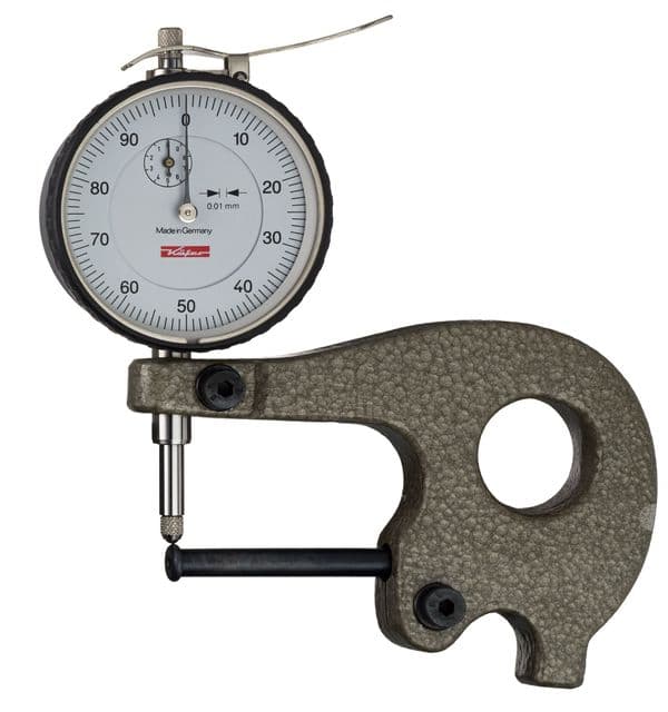 KÄFER Dial Tube Wall Thickness Gauge J 50 W - Reading: 0.01 mm