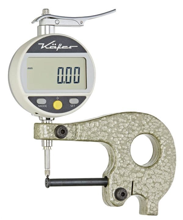 KÄFER Digital Tube Wall Thickness Gauge JD50W - Reading: 0.01 mm