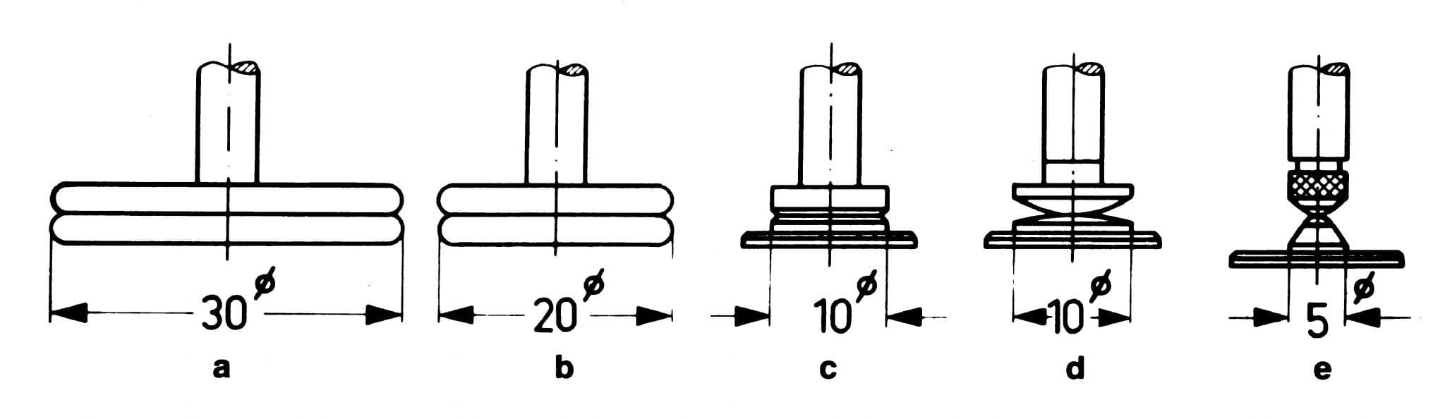 Käfer J100 (0.01mm) Dial Thickness Gauge 0-10mm Throat 100mm