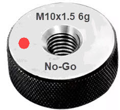 Metric Thread Ring Gauge (No-Go) Class 6g Code No P9024-N10-1 Size M10x1.5