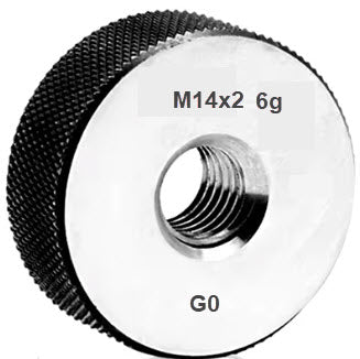 Metric Thread Ring Gauges (Go) Code No P9024-G14-1 Size M14x2