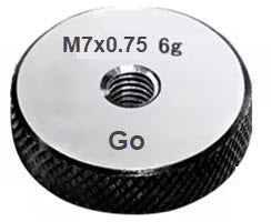 Metric Thread Ring Gauges (Go) Code No P9024-G7-2 Size M7x0.75 With UKAS Certificate of Calibration