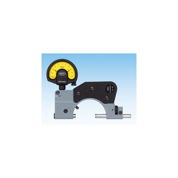 Mahr 4450001 Snap Gauge 840F carbide anvils. Range : 25-60mm/1-2.36", Force : 7.5 N , Flatness : ≤0.2 microns, Parallelism : ≤ 1 micron : Indicator not included