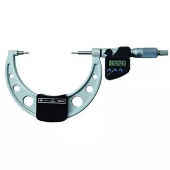 Mitutoyo Digital Spline Micrometer IP65 Inch/Metric, 3-4", 2mm Measuring Face 331-364-30