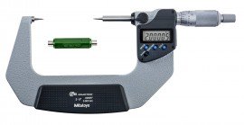 Mitutoyo Digital Point Micrometer IP65 Inch/Metric, 50-75mm/ 2-3", 15° Tip 342-353-30