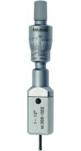 Mitutoyo 2-Point Internal Micrometer Holtest Set 0.08-0.12" (2 pcs.) 368-926