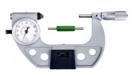 Mitutoyo Indicating Micrometer with Button Left 510-134