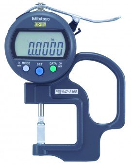 Digital Thickness Gauge, Blade Type Inch/Metric, 0-0,4", 0,0005" 547-316