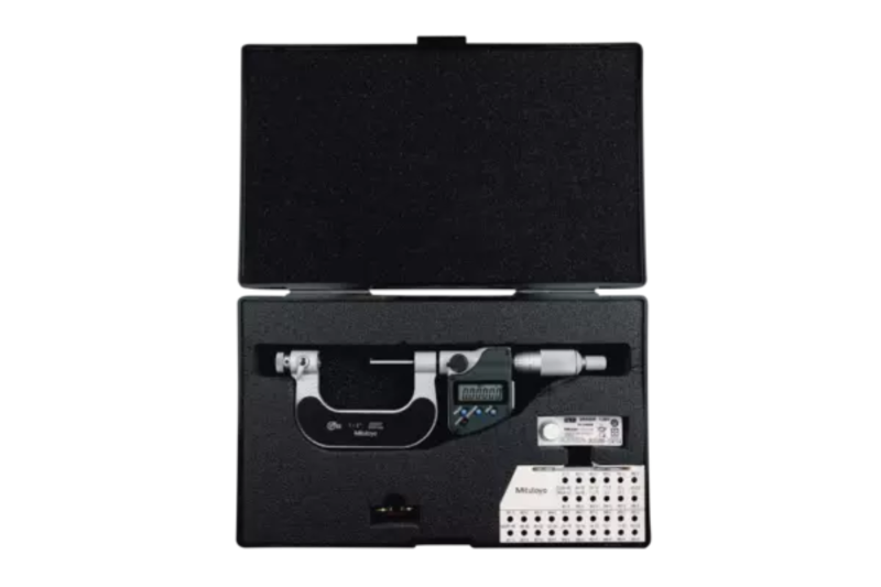 Mitutoyo Digital Screw Thread Micrometer Inch/Metric,0-25mm/0-1" 326-711-30