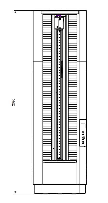 Optical measurement SYLVAC-SCAN S145 145mm diam x 1800mm length 902-4148