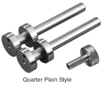 Universal Punch - Quarter Plain Roller Set - for Models -10, -20, -40 no 110-10QP